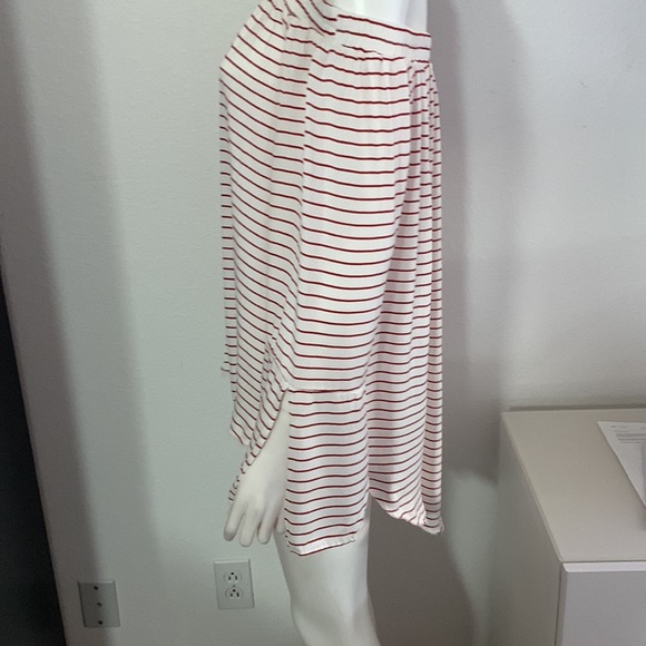 FAITHFULL *Dream* off shoulder tunic top in red  Muse stripe 6 - Picture 6 of 14